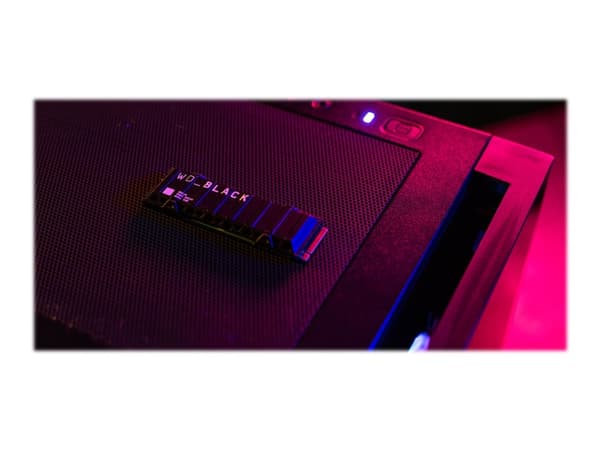 WD Black SN850 NVMe SSD WDBAPZ0010BNC - SSD - 1 TB - inbyggd - M.2 2280 - PCIe 4.0 x4 (NVMe) - integrerad kylfläns