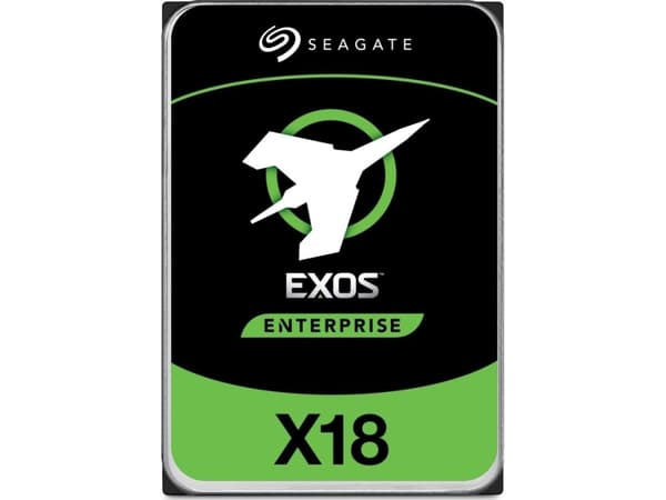 Seagate Exos X18 ST10000NM014G - Hårddisk - krypterad - 10 TB - intern - SAS 12Gb/s - 7200 rpm - buffert: 256 MB - Självkrypterande enhet (SED)