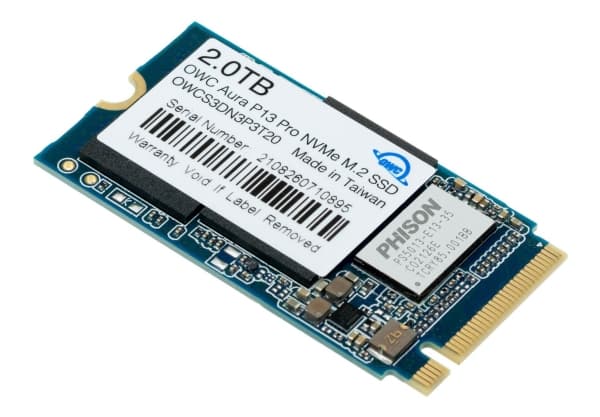 OWC Aura P13 Pro - SSD - krypteret - 2 TB - sisäinen - M.2 2242 - PCIe 3.1 x4 (NVMe) - TCG Opal-salausmenetelmä
