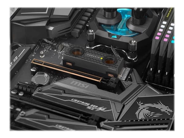 CORSAIR MP600 PRO XT - Hydro X Edition - SSD - kryptert - 4 TB - intern - M.2 2280 - PCIe 4.0 x4 (NVMe) - 256-bit AES - svart