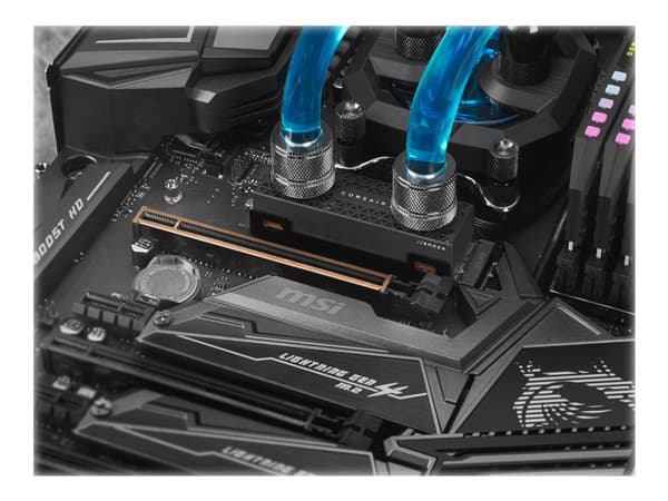 CORSAIR MP600 PRO XT - Hydro X Edition - SSD - krypterat - 2 TB - inbyggd - M.2 2280 - PCIe 4.0 x4 (NVMe) - 256 bitars AES - svart