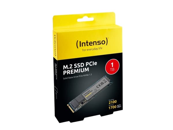 Intenso PREMIUM - SSD - 1 TB - sisäinen - M.2 2280 - PCIe 3.0 x4 (NVMe)