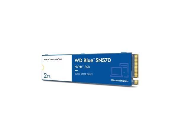 WD Blue SN570 NVMe SSD WDS200T3B0C - SSD - 2 TB - inbyggd - M.2 2280 - PCIe 3.0 x4 (NVMe)