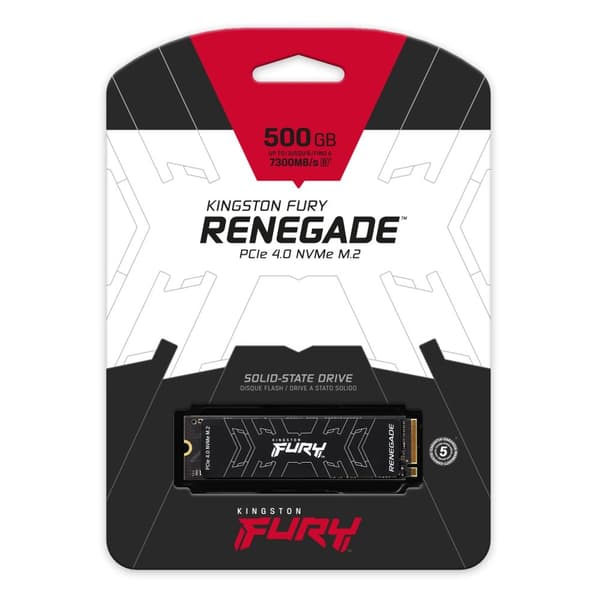 Kingston | FURY Renegade - SSD - 500 GB - intern - M.2 2280 - PCIe 4.0 (NVMe)