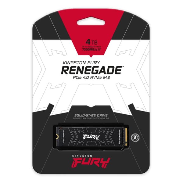 Kingston | FURY Renegade - SSD - 4TB - intern - M.2 2280 - PCIe 4.0 (NVMe)