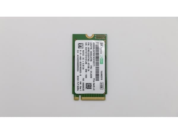 SK Hynix - SSD - 512 GB - inbyggd - M.2 2242 - PCIe 3.0 x4 (NVMe) - FRU - för ThinkPad E14 20RA, 20RB; E15 20RD, 20RE