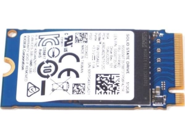Lenovo TOSHIBA BG4 512 GB M.2 PCIe 2242 KBG40ZNT512G SSD