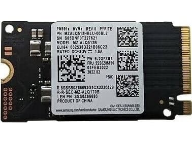 Lenovo Samsung PM991A 512GB