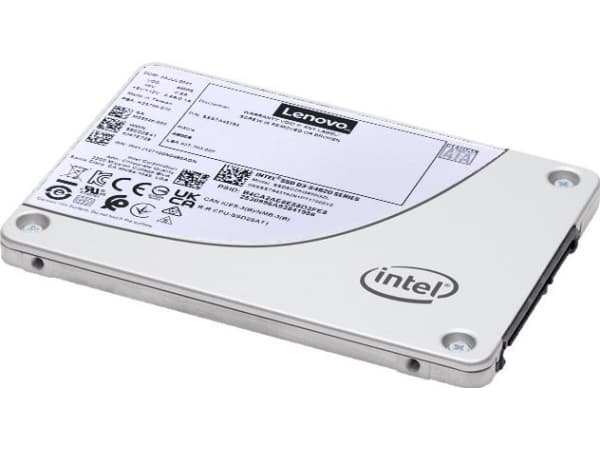 Lenovo ThinkSystem S4620 - SSD-levy - sekakäyttö - 960 Gt - hot-swap - 2,5" - SATA 6Gb/s - ThinkAgile VX3530-G -laitteeseen; VX7530-laitteeseen; VX75