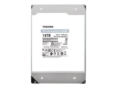 Toshiba X300 Performance - Harddisk - 18 TB - intern - 3.5" - SATA 6Gb/s - 7200 rpm - buffer: 512 MB