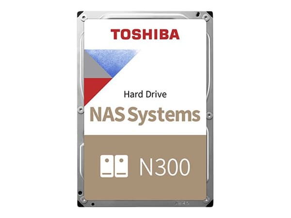 Toshiba N300 NAS - harddisk - 18 TB - intern - 3,5" - SATA 6 Gb/s - 7200 rpm - buffer: 512 MB