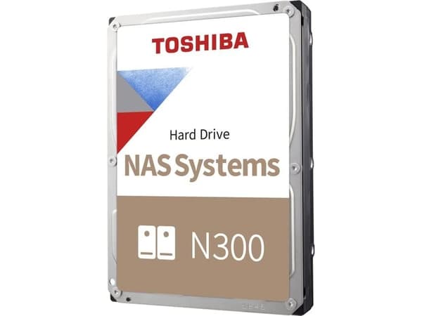 Toshiba N300 NAS - harddisk - 18 TB - intern - 3,5" - SATA 6 Gb/s - 7200 rpm - buffer: 512 MB