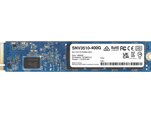 Synology SNV3510-400G - SSD - 400 GB - inbyggd - M.2 22110 - PCIe 3.0 x4 (NVMe)