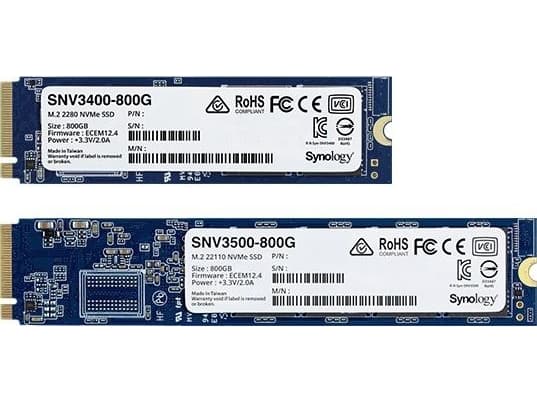 Synology SNV3410 - SSD - 400 GB - inbyggd - M.2 2280 - PCIe 3.0 x4 (NVMe)