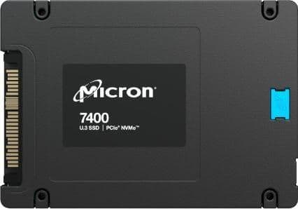 Micron 7400 PRO - SSD - 960 Gt - sisäinen - 2,5" - U.3 PCIe 4.0 (NVMe)