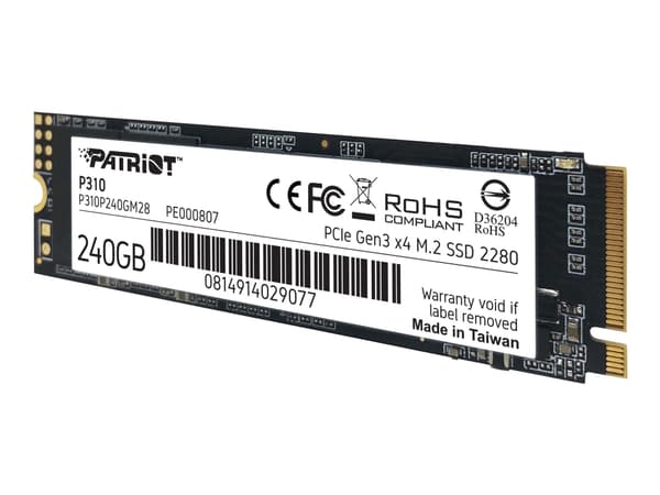 Patriot Memory P310, 240 GB, M.2, 1700 MB/s