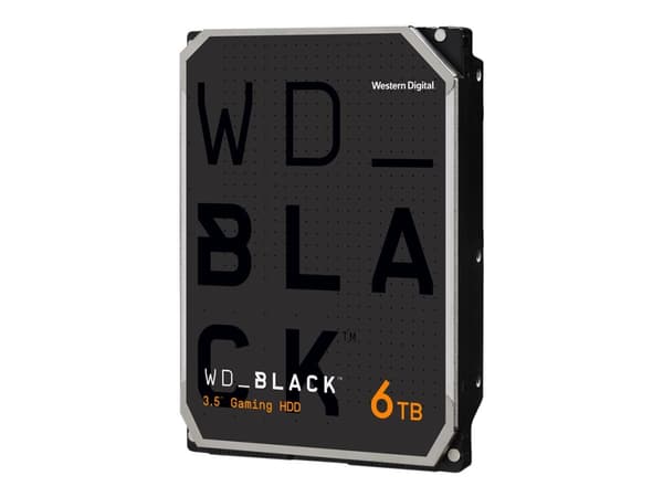 WD_BLACK WD6004FZWX - Hårddisk - 6 TB - intern - 3,5" - SATA 6Gb/s - 7200 rpm - buffert: 128 MB