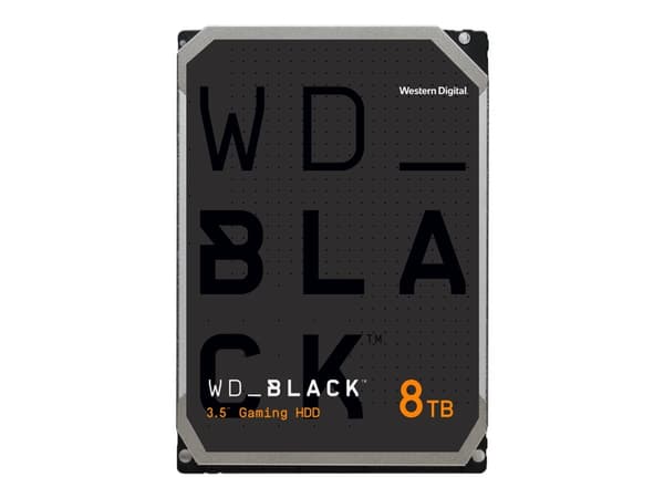 WD_BLACK WD8002FZWX - Harddisk - 8 TB - intern - 3.5" - SATA 6Gb/s - 7200 rpm - buffer: 128 MB