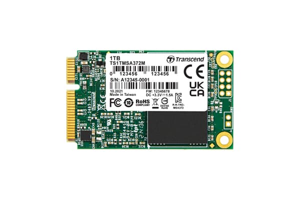 Transcend MSA372I, 16 GB, mSATA, 550 MB/s, 6 Gbit/s