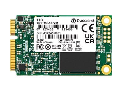 Transcend MSA372I, 256 GB, mSATA, 550 MB/s, 6 Gbit/s