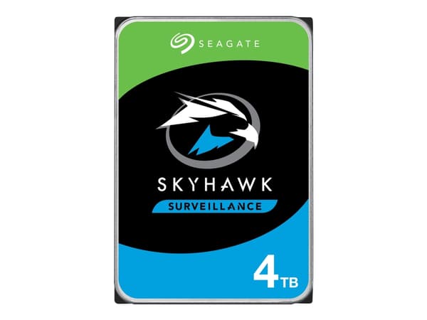Seagate SkyHawk ST4000VX016 - Hårddisk - 4 TB - intern - 3,5" - SATA 6Gb/s - buffert: 256 MB - med 3 års Seagate Rescue Data Recovery