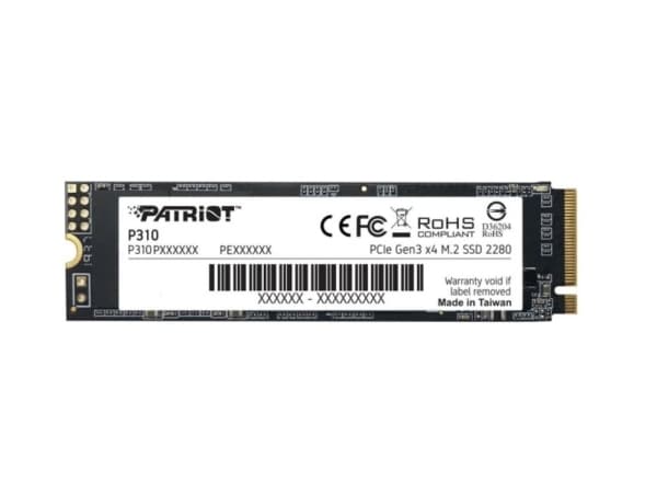 Patriot P310 - SSD - 960 GB - inbyggd - M.2 2280 - PCIe 3.0 x4 (NVMe)