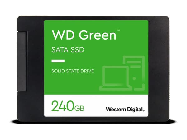 WD Green WDS240G3G0A - SSD - 240 GB - inbyggd - 2.5" - SATA 6Gb/s