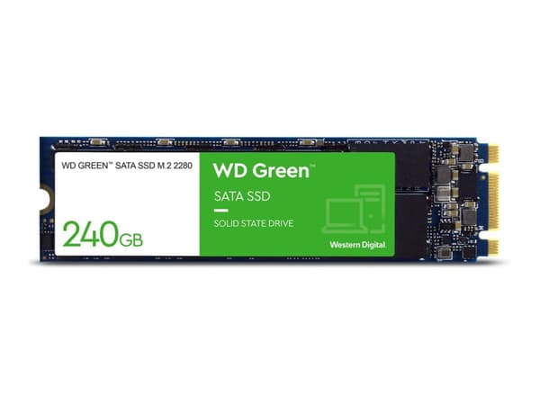 WD Green WDS240G3G0B - SSD - 240 GB - inbyggd - M.2 2280 - SATA 6Gb/s