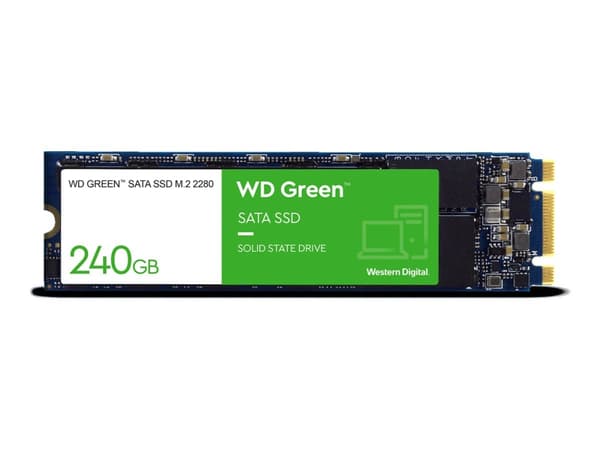WD Green WDS240G3G0B - SSD - 240 GB - inbyggd - M.2 2280 - SATA 6Gb/s