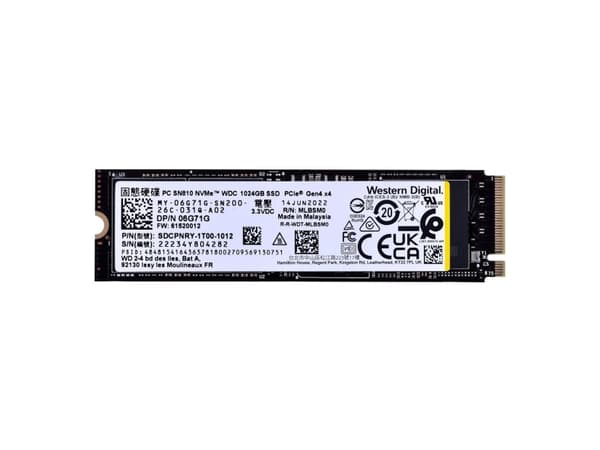 Dell - SSD - 1 TB - inbyggd - M.2 2280 - PCIe 4.0 x4 (NVMe)