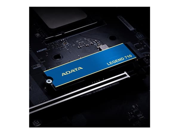 ADATA Legend 710 - SSD - 1 TB - intern - M.2 2280 - PCIe 3.0 x4 (NVMe) - 256-bit AES - integrert kjøle