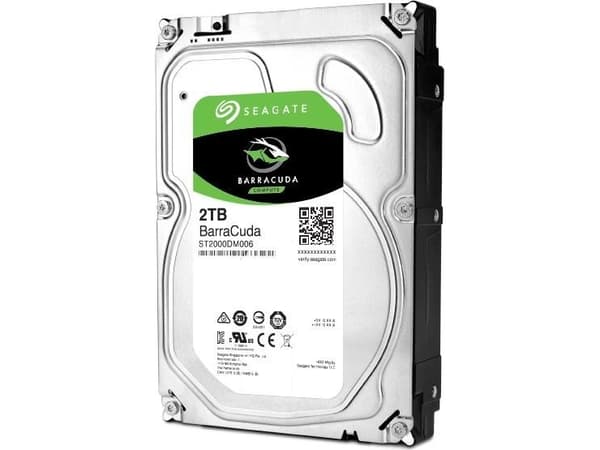 Seagate Barracuda ST2000DM008 - Hårddisk - 2 TB - intern - 3,5" - SATA 6Gb/s - 7200 rpm - buffert: 256 MB