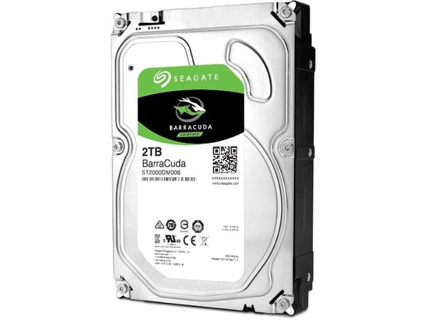 Seagate Barracuda ST2000DM008 - Hårddisk - 2 TB - intern - 3,5" - SATA 6Gb/s - 7200 rpm - buffert: 256 MB