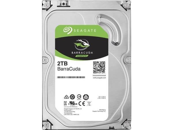Seagate Barracuda ST2000DM008 - Hårddisk - 2 TB - intern - 3,5" - SATA 6Gb/s - 7200 rpm - buffert: 256 MB