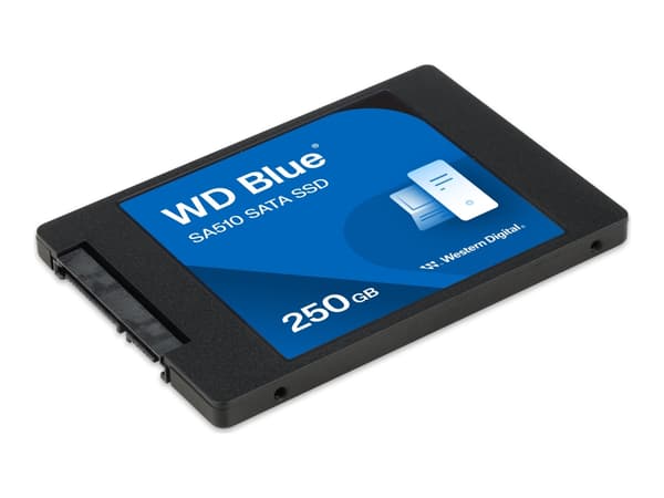 WD Blue SA510 WDS250G3B0A - SSD - 250 GB - inbyggd - 2.5" - SATA 6Gb/s - blå