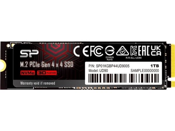 SILICON POWER UD90 - SSD - 1 TB - inbyggd - M.2 2280 - PCIe 4.0 x4 (NVMe)