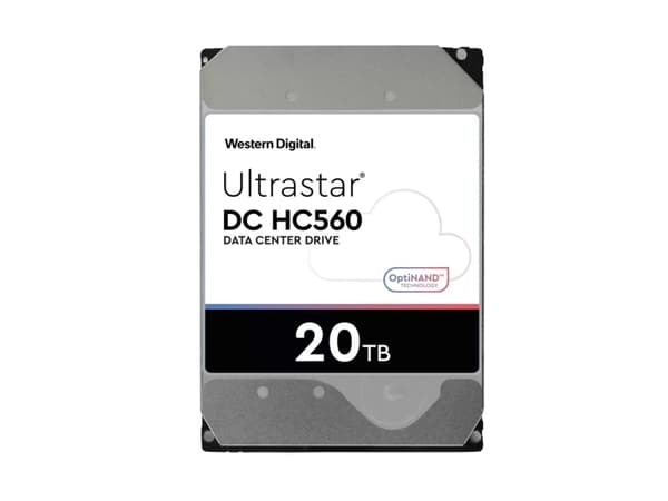 WD Ultrastar DC HC560 - Harddisk - 20 TB - intern - 3,5" - SATA 6 Gb/s - 7200 rpm - buffer: 512 MB