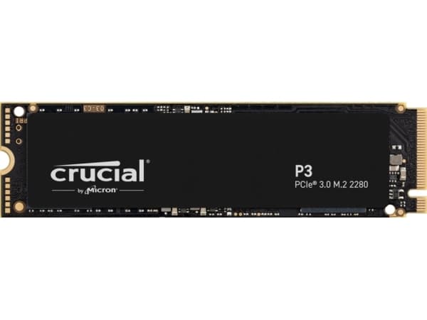 Crucial P3 - SSD - 500 GB - inbyggd - M.2 2280 - PCIe 3.0 (NVMe)