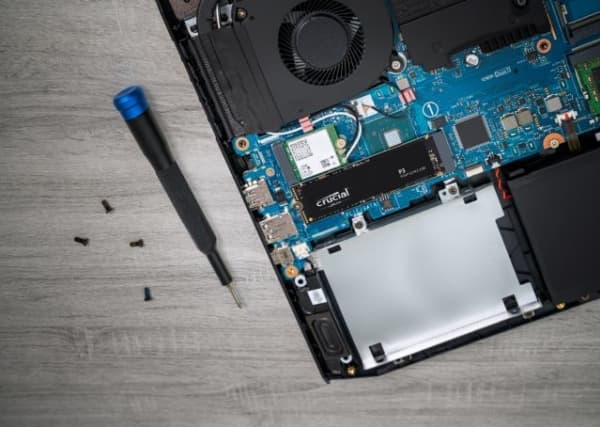 Crucial P3 - SSD - 500 GB - inbyggd - M.2 2280 - PCIe 3.0 (NVMe)