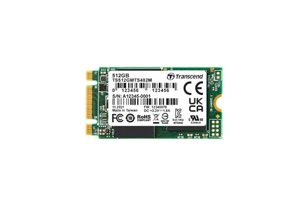 Transcend MTS402M, 64 GB, M.2, 6 Gbit/s