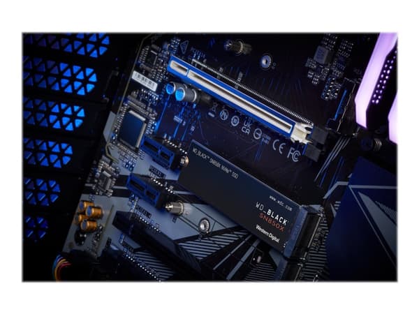 WD_BLACK SN850X NVMe SSD WDS100T2X0E - SSD - 1 TB - intern - M.2 2280 - PCIe 4.0 x4 (NVMe)