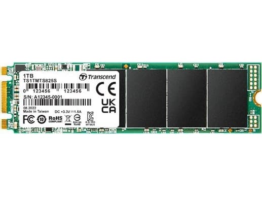 Transcend MTS825S - SSD - 1 TB - inbyggd - M.2 2280 - SATA 6Gb/s