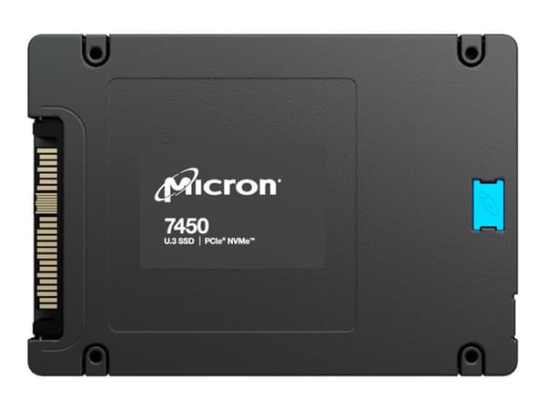 Micron 7450 PRO - SSD - 1.92 TB - intern - 2.5" - U.3 PCIe 4.0 (NVMe)