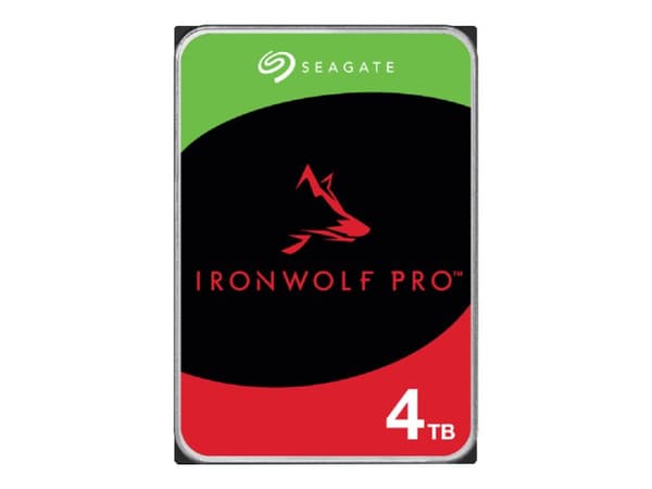 Seagate IronWolf Pro ST4000NT001 - Kiintolevy - 4 TB - sisäinen - 3,5" - SATA 6Gb/s - 7200 rpm - puskuri: 256 MB - 3 vuoden Seagate Rescue Data Recov