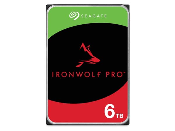 Seagate IronWolf Pro ST6000NT001 - Kiintolevy - 6 TB - sisäinen - 3,5" - SATA 6Gb/s - 7200 rpm - puskuri: 256 MB - 3 vuoden Seagate Rescue Data Recov