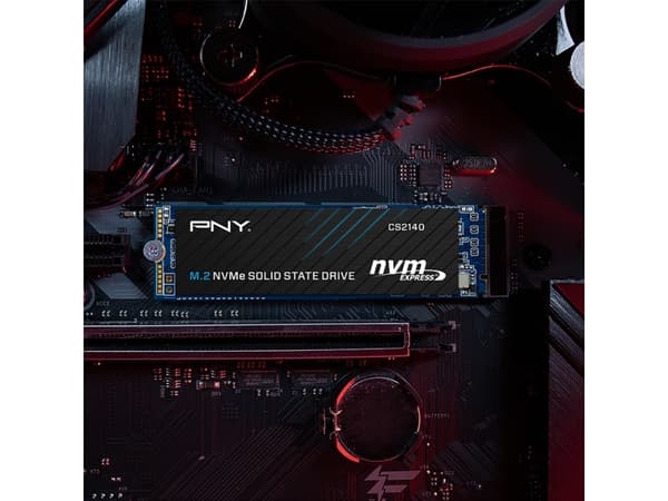 PNY CS2140 - SSD - 2 TB - inbyggd - M.2 2280 - PCIe 4.0 x4 (NVMe) - 256 bitars AES