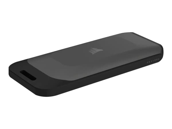 Corsair EX100U, 2000 GB, USB Type-C, 3.2 Gen 2 (3.1 Gen 2), 1600 MB/s, 20 Gbit/s, Musta