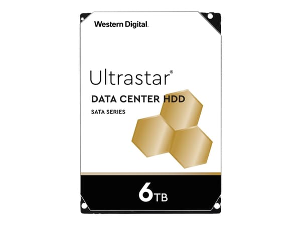 WD Ultrastar DC HC310 HUS726T6TALE6L4 - Hårddisk - 6 TB - intern - 3,5" - SATA 6Gb/s - 7200 rpm - buffert: 256 MB