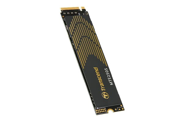 Transcend MTE250S - SSD - 1 TB - inbyggd - M.2 2280 (dubbelsidig) - PCIe 4.0 x4 (NVMe)