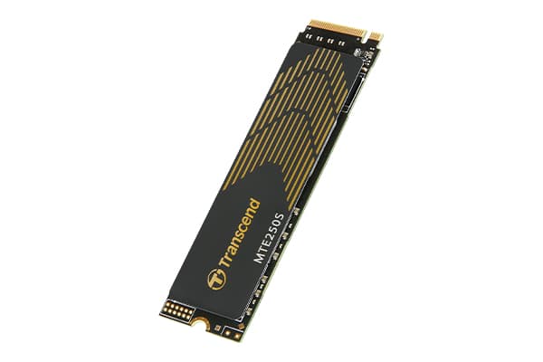 Transcend MTE250S - SSD - 1 TB - inbyggd - M.2 2280 (dubbelsidig) - PCIe 4.0 x4 (NVMe)